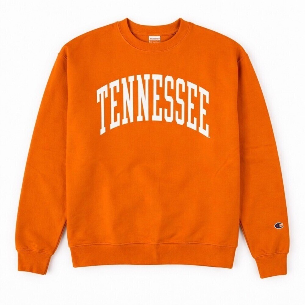 Champion Orange Tennessee Crewneck Sweatshirt